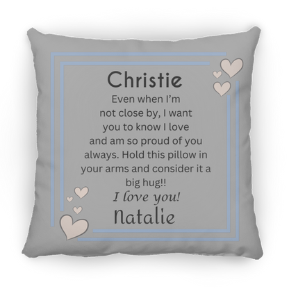 Sister Personalized 2 - Medium Square Pillow