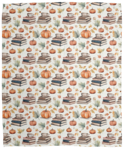 Pumpkin Book Blanket