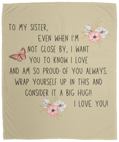 Sister- Cozy Plush Fleece Blanket - 50x60