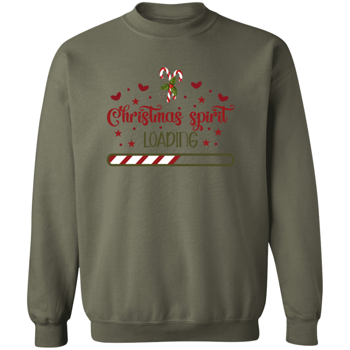 Christmas Spirit  Loading- Crewneck Sweatshirt