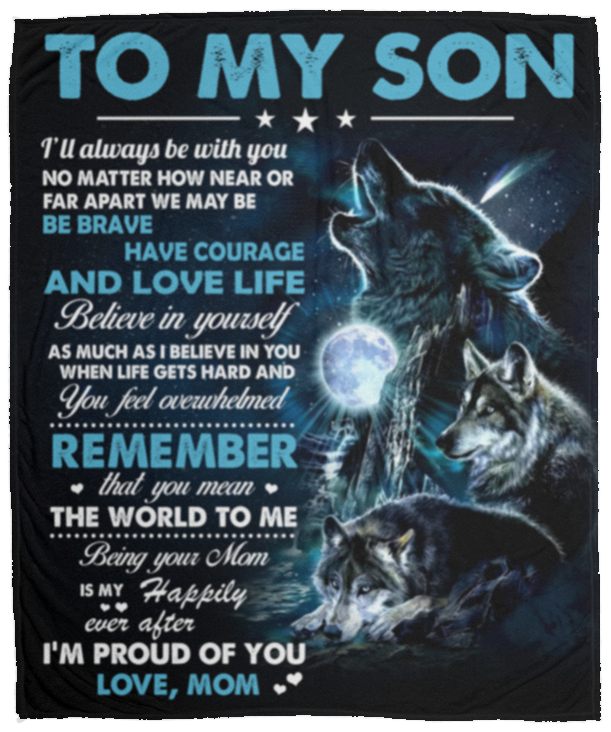 Son Wolf Blanket