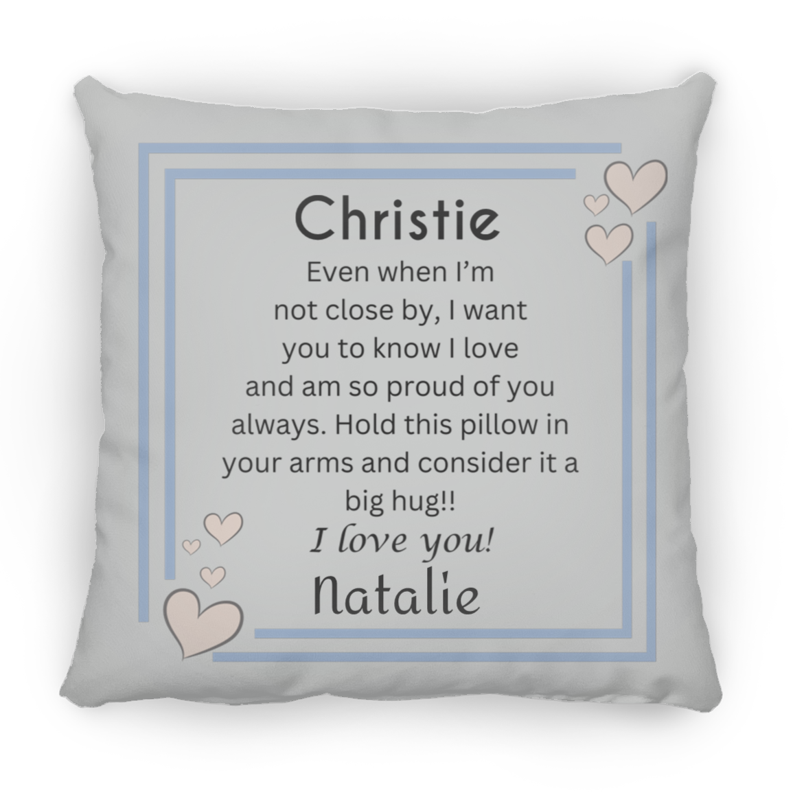 Sister Personalized 2 - Medium Square Pillow