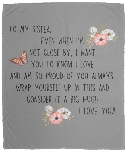 Sister- Cozy Plush Fleece Blanket - 50x60