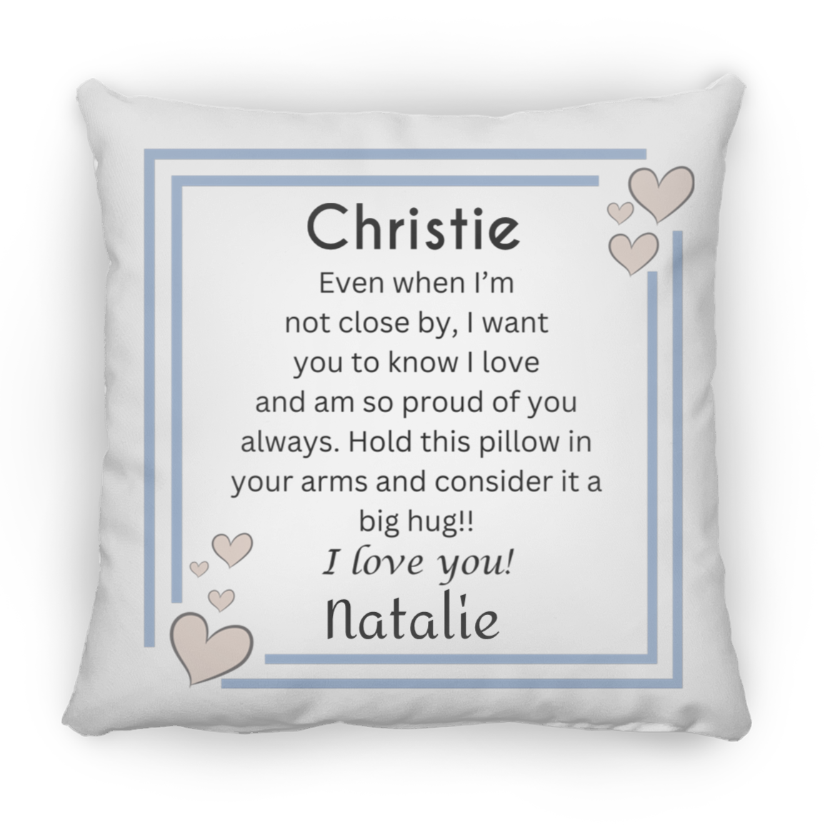 Sister Personalized 2 - Medium Square Pillow