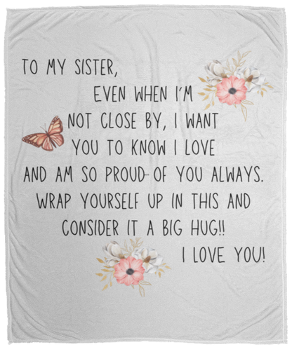 Sister- Cozy Plush Fleece Blanket - 50x60