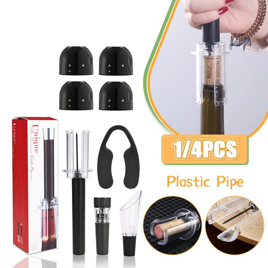 Air Pump Vacuum Wine Bottle Opener Kit