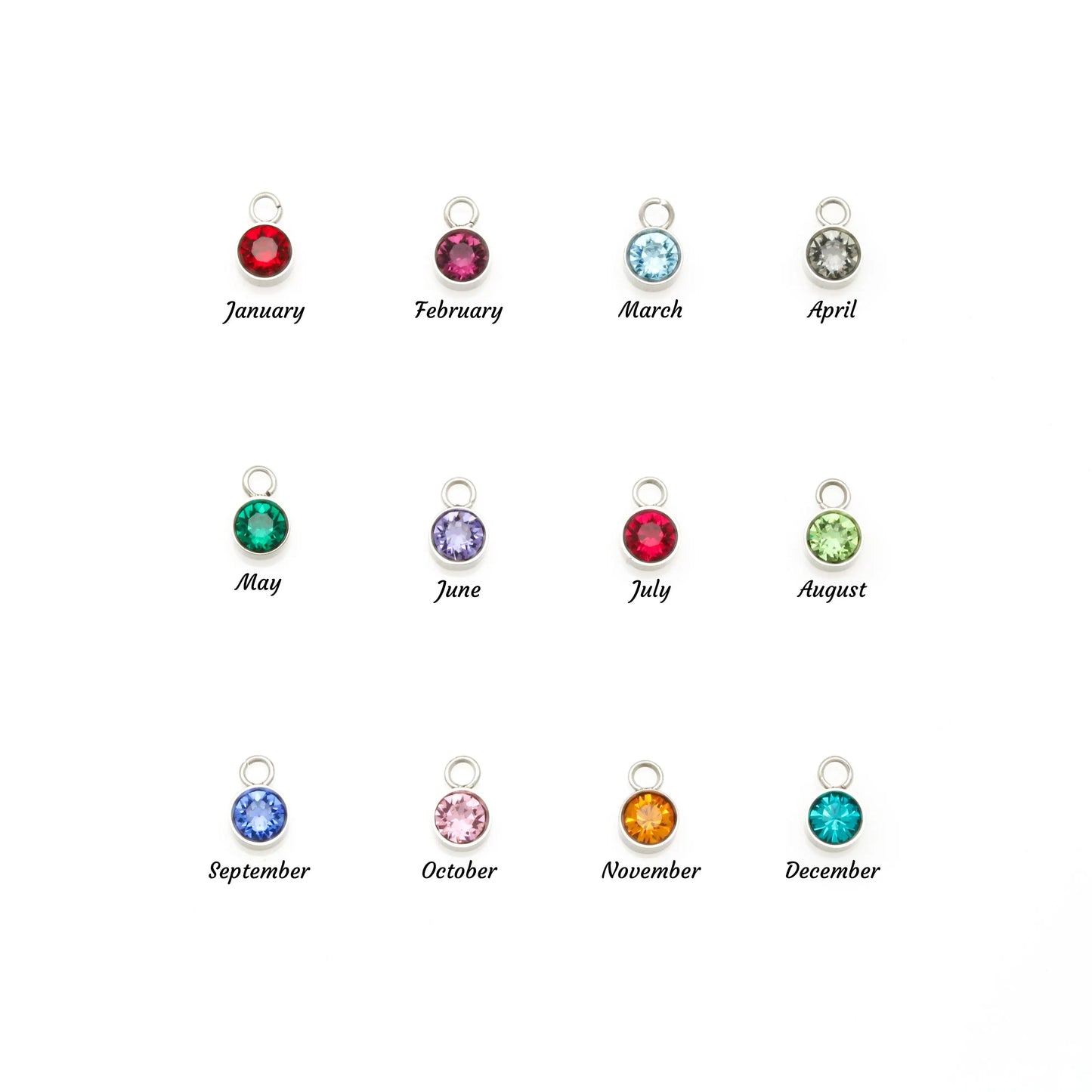 Personalized Name Necklace With Birthstone Daughter From Mom