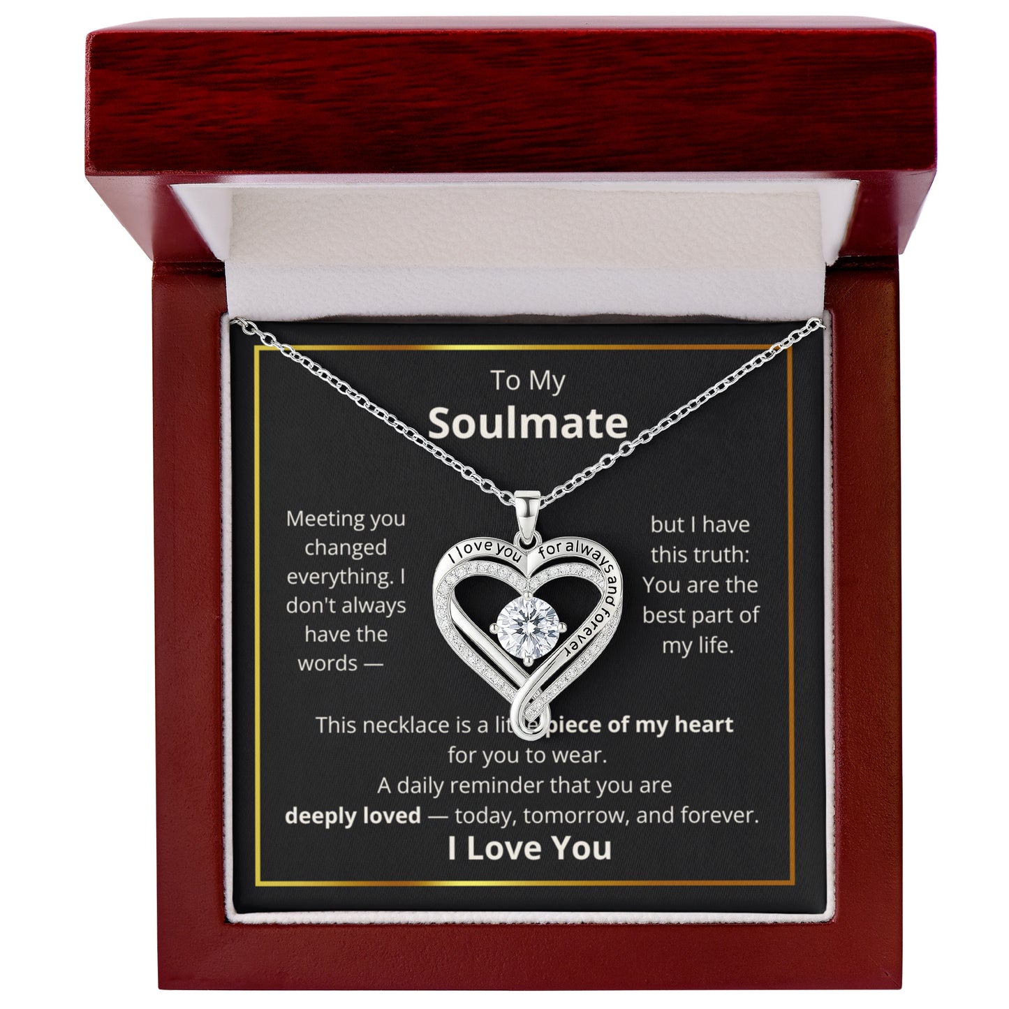 Soulmate Heart Forever and Always