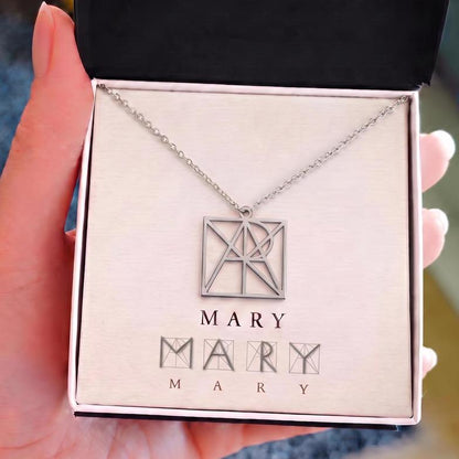Custom Monogram Name Necklace