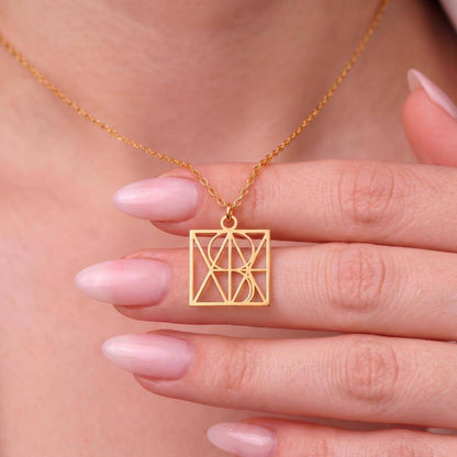 Custom Monogram Name Necklace
