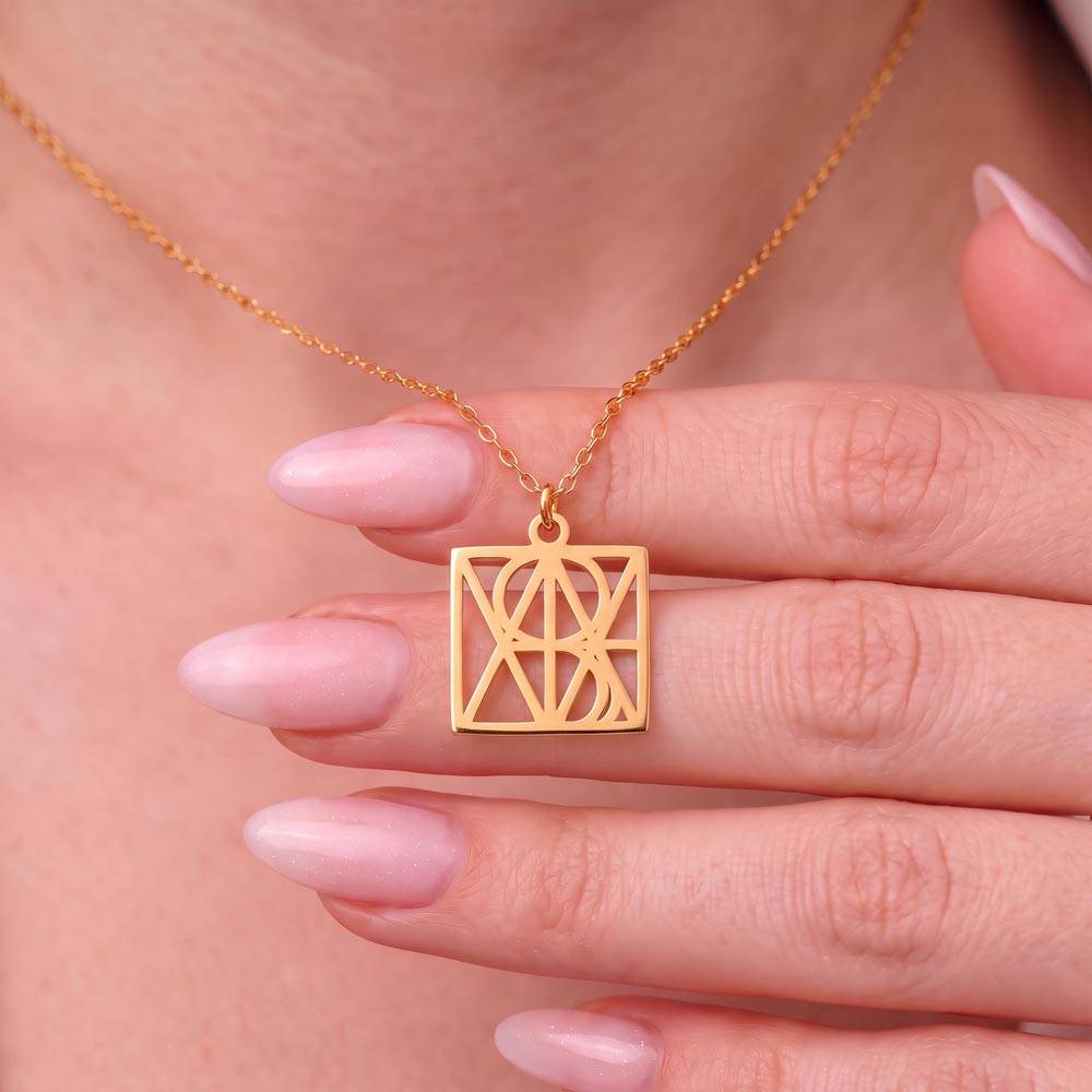 Custom Monogram Name Necklace