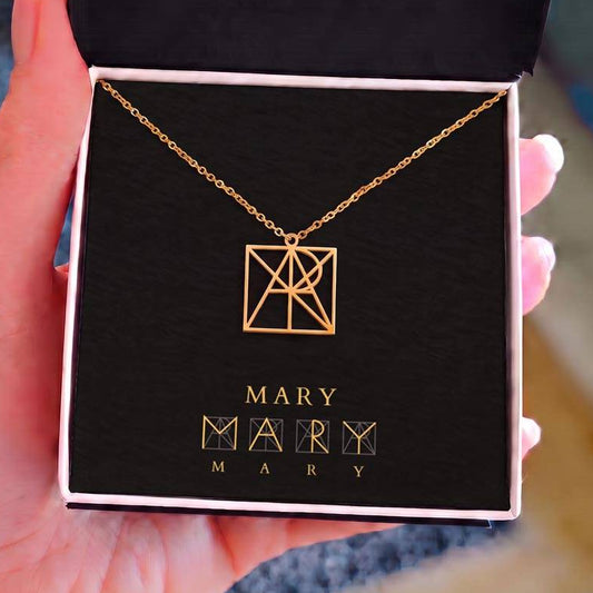 Custom Monogram Name Necklace