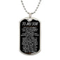 SON LIFE IS A JOURNEY DOG TAG