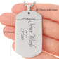 Son From Dad- Old Lion Dog Tag