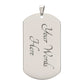 SON LIFE IS A JOURNEY DOG TAG