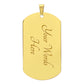 SON LIFE IS A JOURNEY DOG TAG
