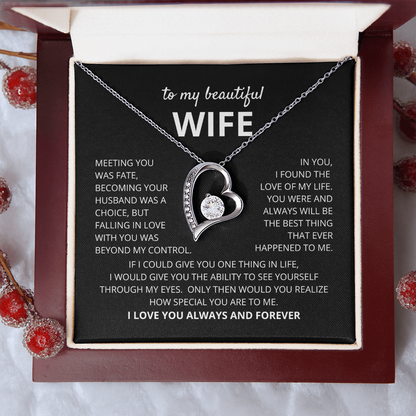 Wife Forever Love Necklace-Falling In Love