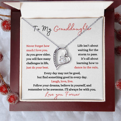 Granddaughter Dance in the Rain | Forever Love Necklace