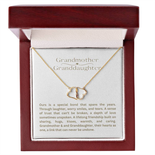 Grandmother & Granddaughter | Everlasting Love Heart Necklace