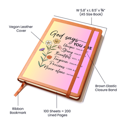 God Says You Are Journal