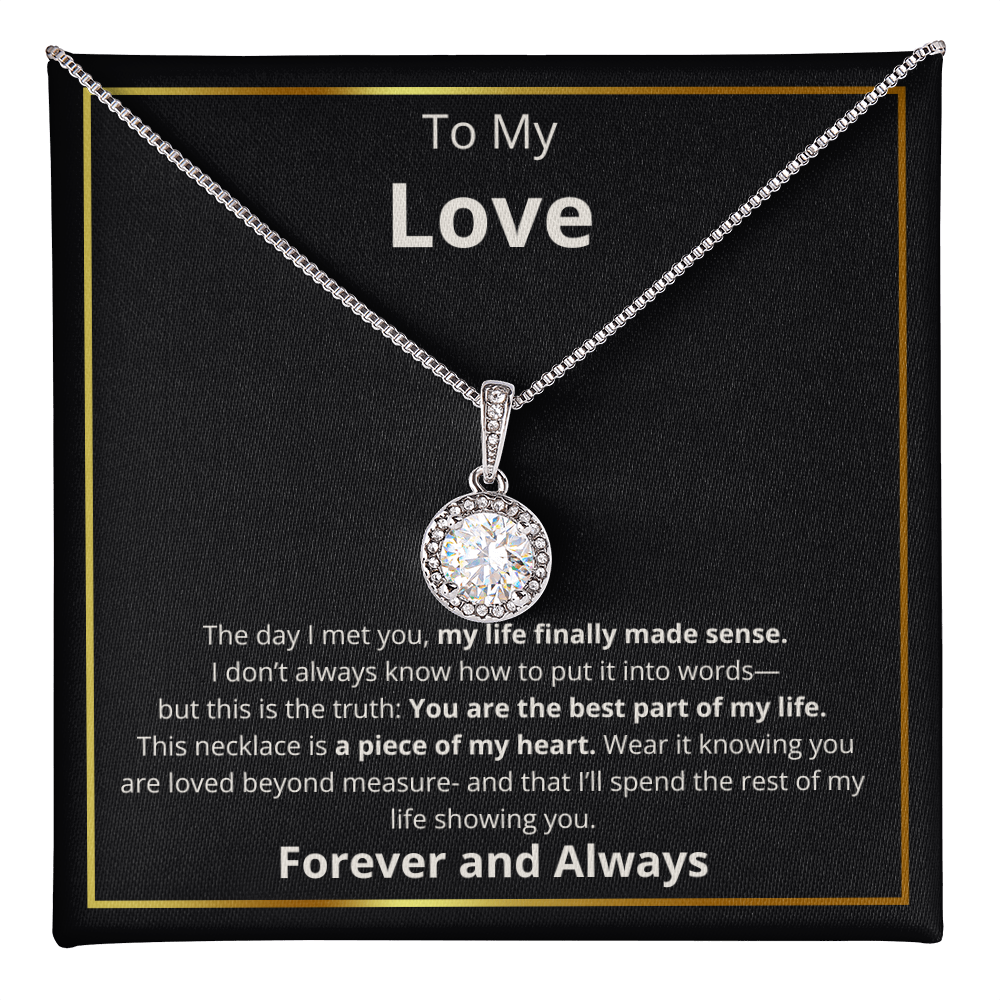 My Love Eternal Hope Necklace Life Made Sense