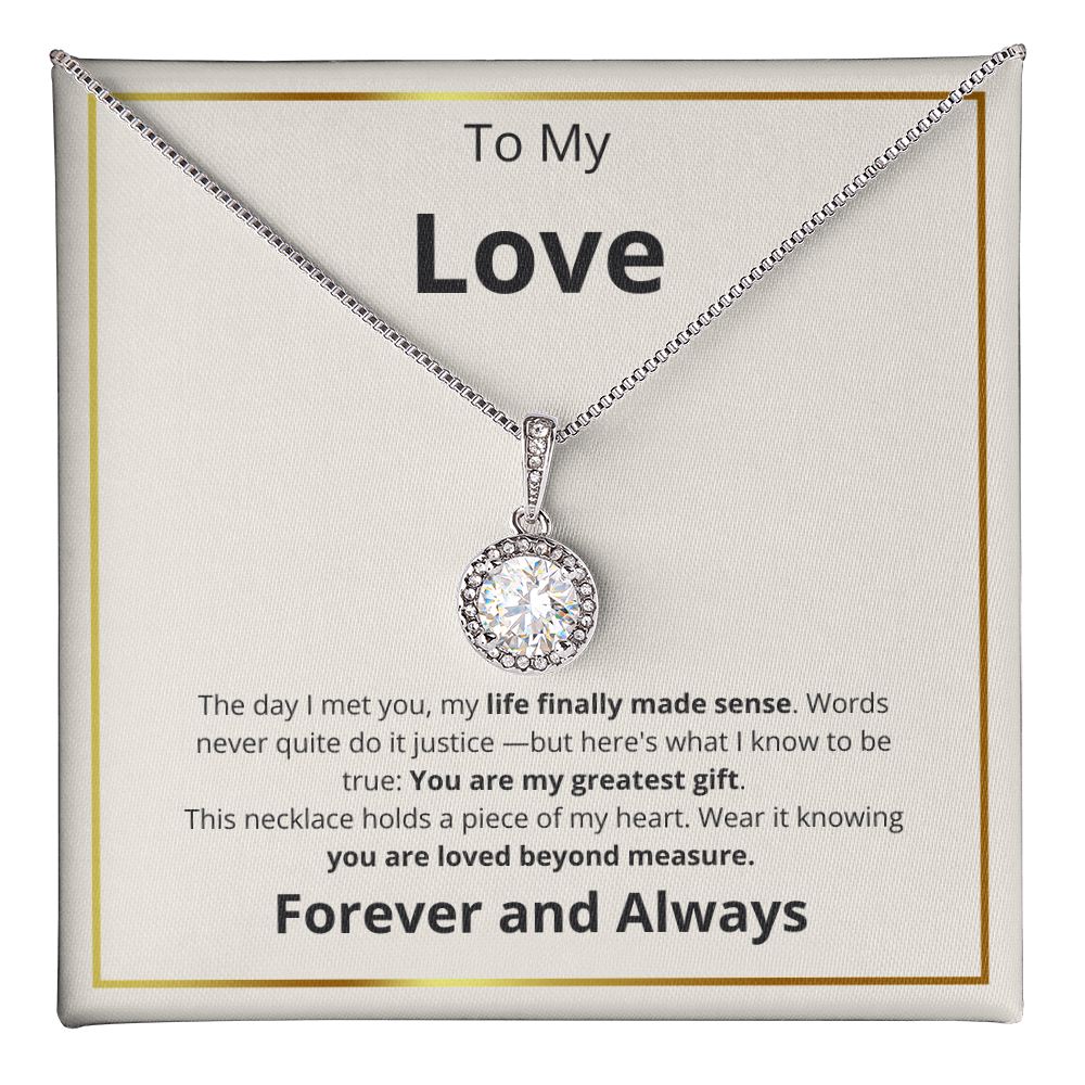 My Love Greatest Gift Eternal Hope Necklace