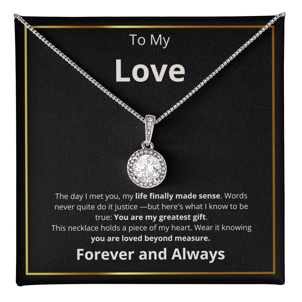 My Love Made Sense Eternal Hope Necklace