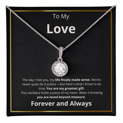 My Love Made Sense Eternal Hope Necklace