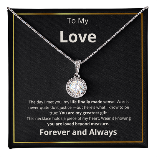 My Love Made Sense Eternal Hope Necklace