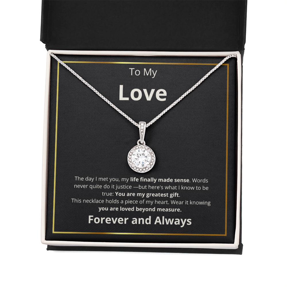 My Love Made Sense Eternal Hope Necklace