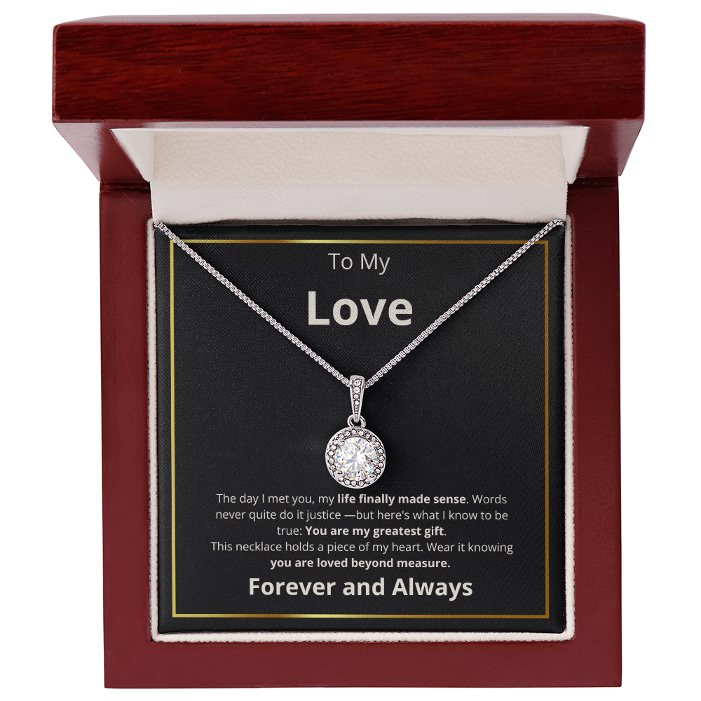 My Love Made Sense Eternal Hope Necklace