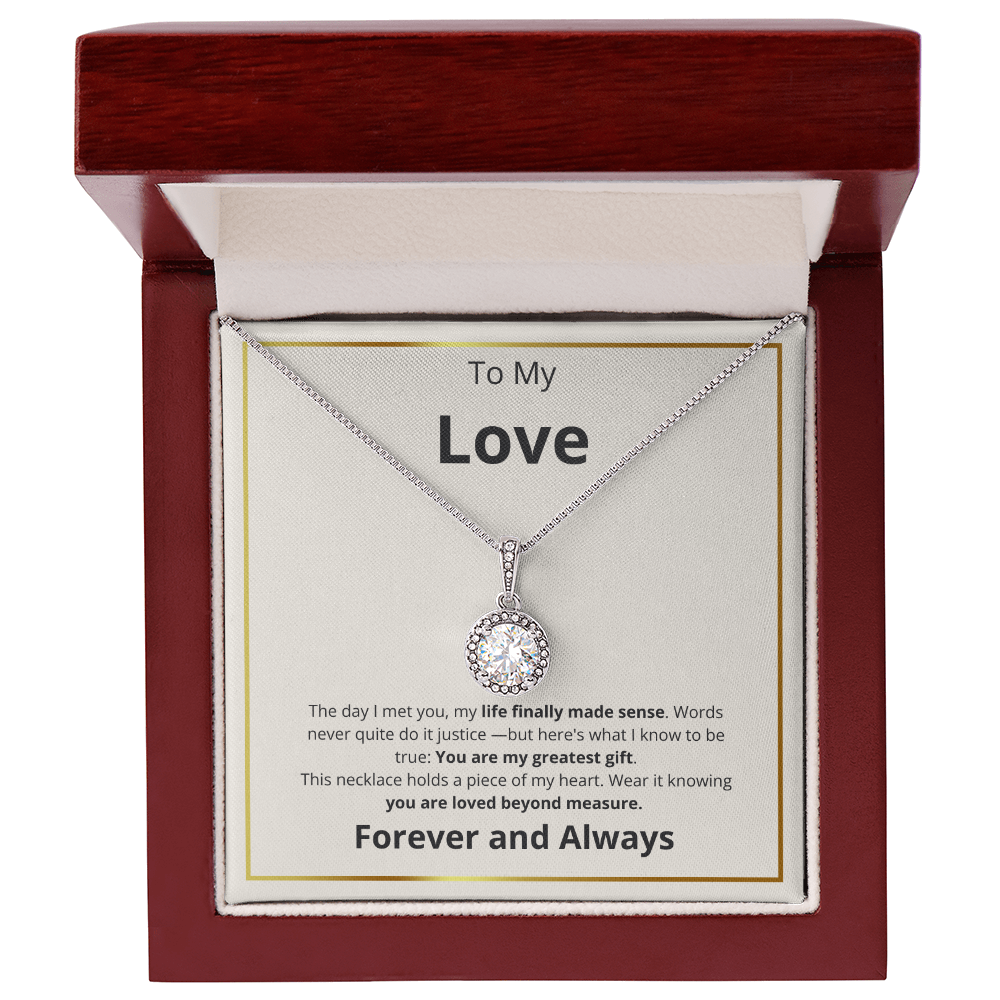 My Love Greatest Gift Eternal Hope Necklace