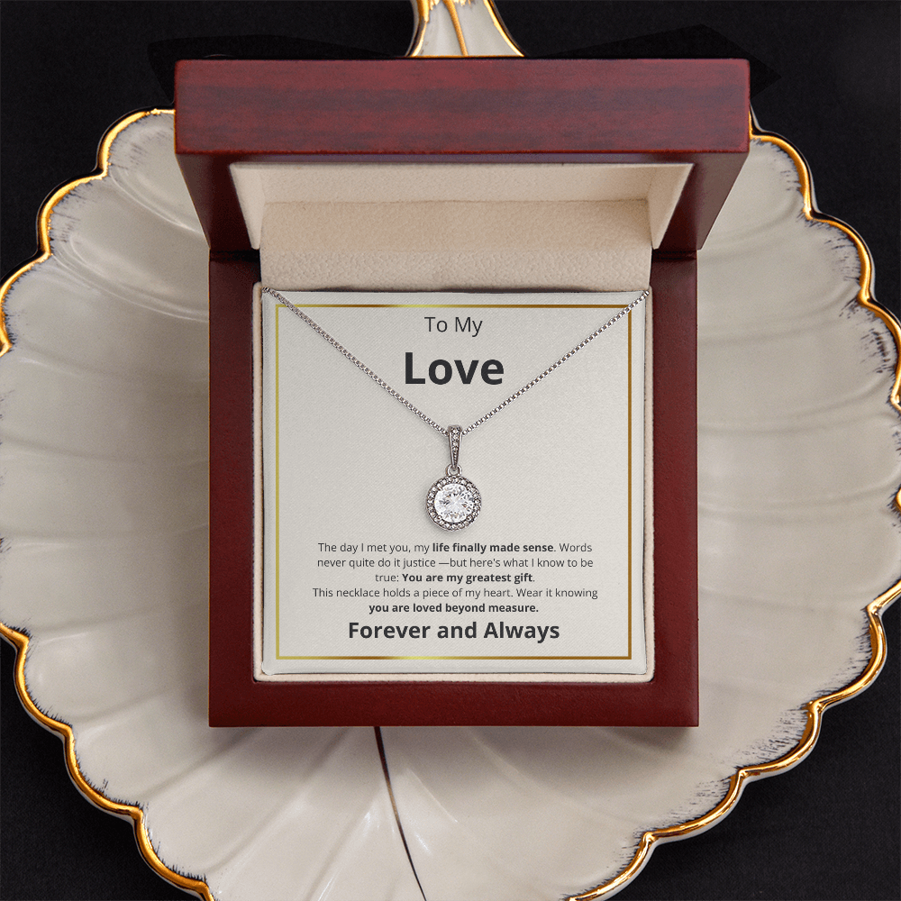 My Love Greatest Gift Eternal Hope Necklace