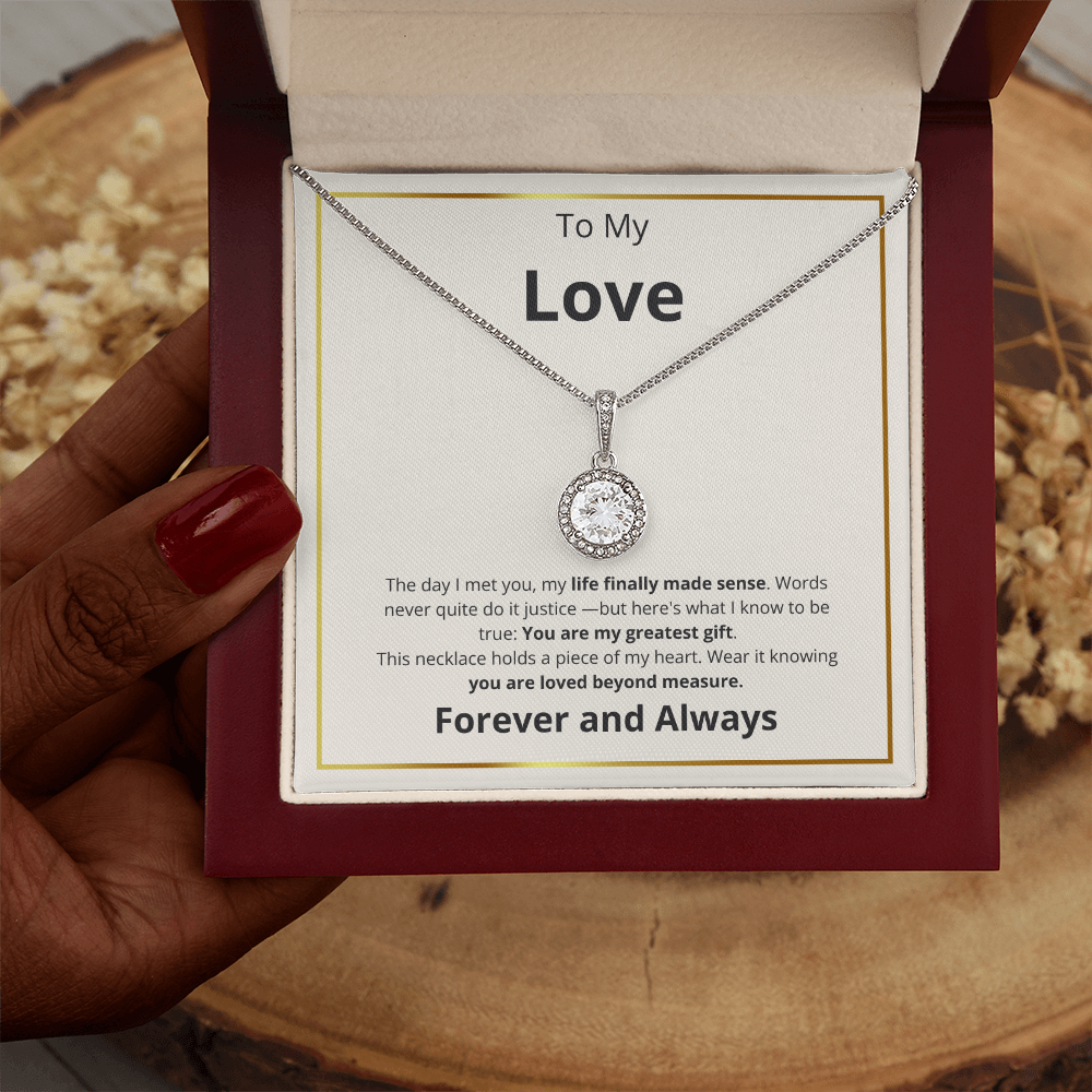 My Love Greatest Gift Eternal Hope Necklace