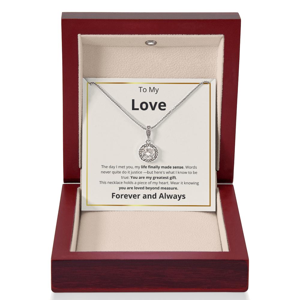 My Love Greatest Gift Eternal Hope Necklace