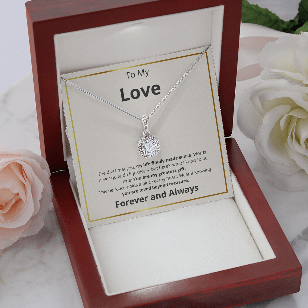My Love Greatest Gift Eternal Hope Necklace