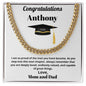Graduation  Personalized Cuban Chain