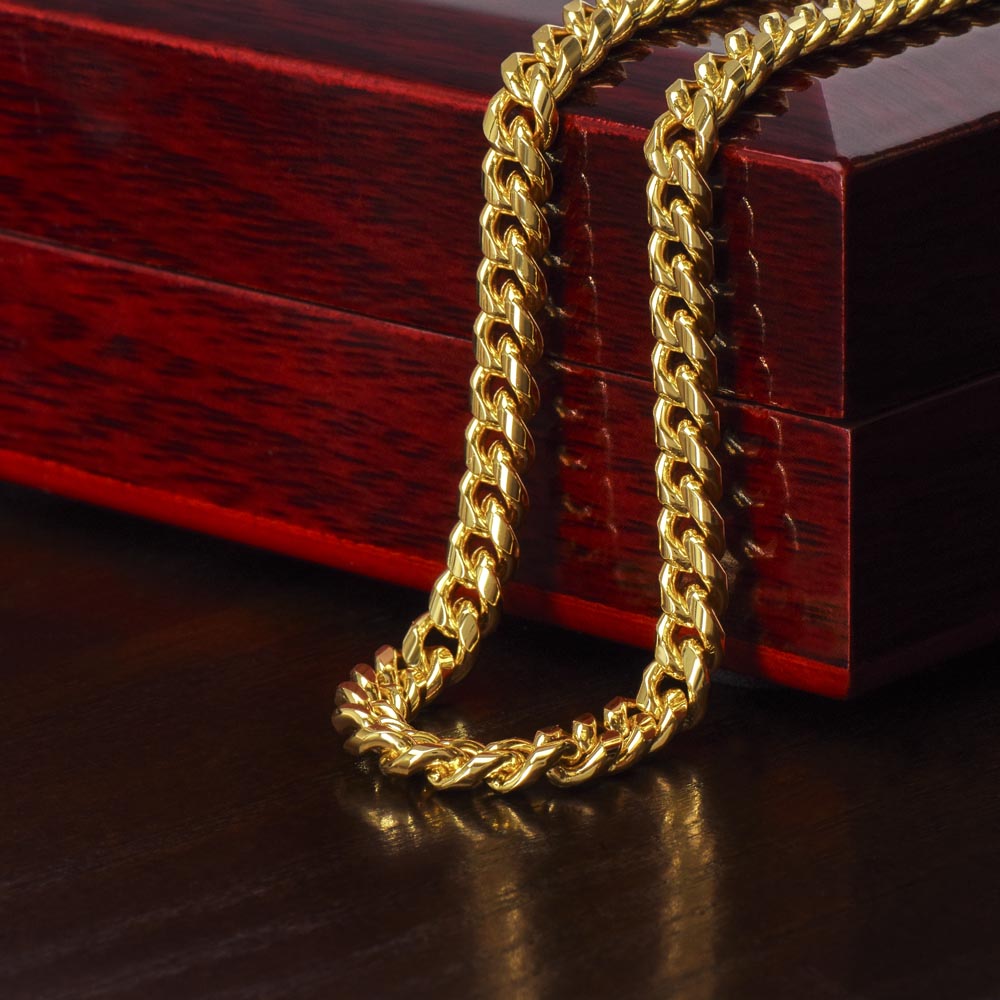To Our Amazing Son- Cuban Link Chain