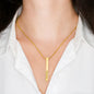 Personalized 4-Sided Wedding Necklace – Engraved