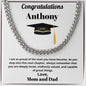 Graduation  Personalized Cuban Chain