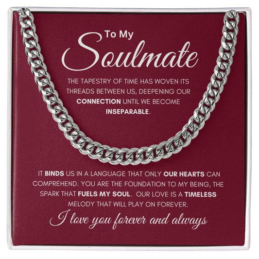 Soulmate Tapestry| Cuban Chain