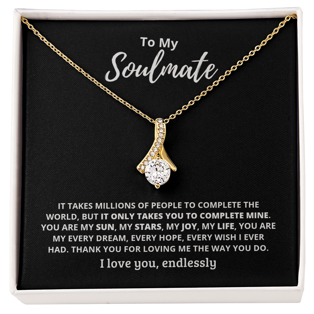 Soulmate Millions Alluring Beauty Necklace Black