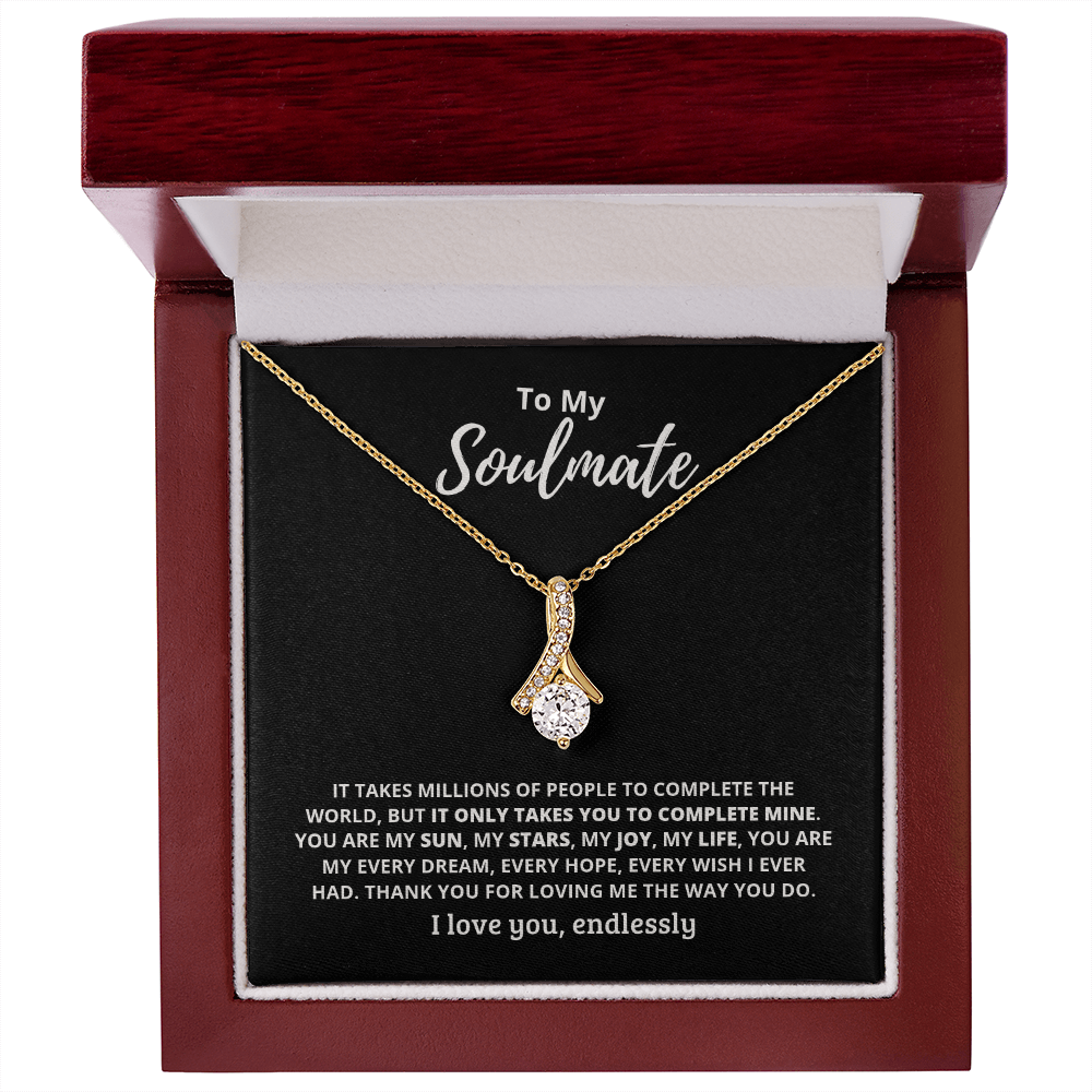 Soulmate Millions Alluring Beauty Necklace Black