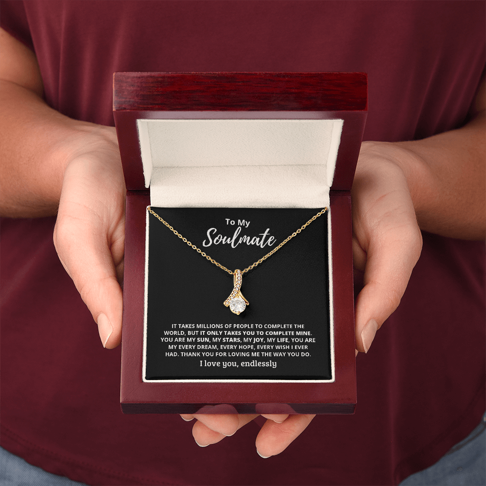 Soulmate Millions Alluring Beauty Necklace Black