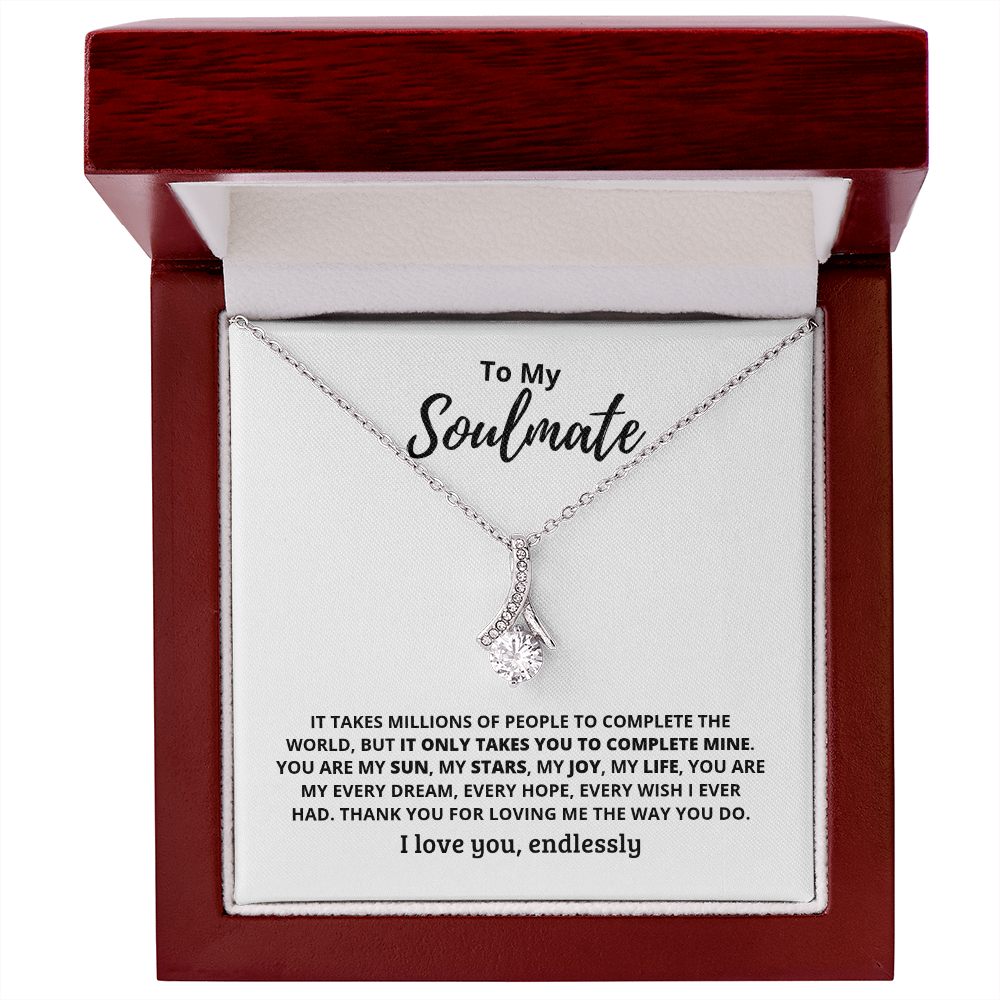 Soulmate Millions Alluring Beauty Necklace White