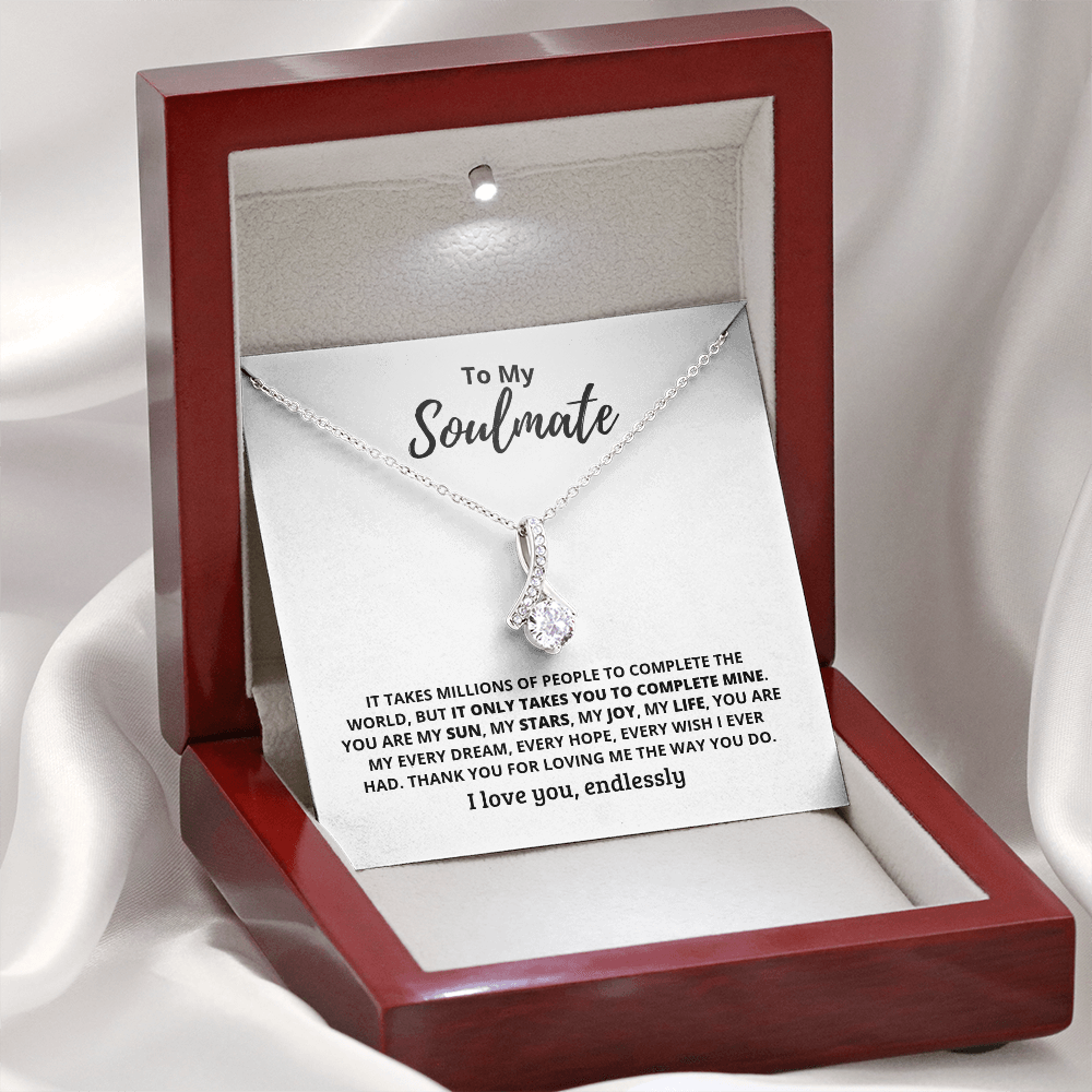 Soulmate Millions Alluring Beauty Necklace White