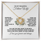 Beautiful Future Wife Love Knot Journey Necklace