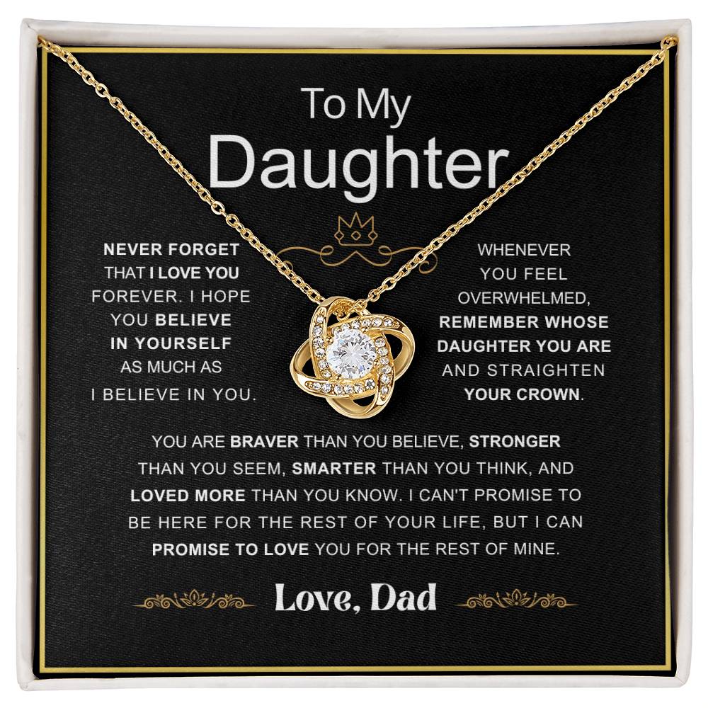 Daughter Crown Love Knot Dad