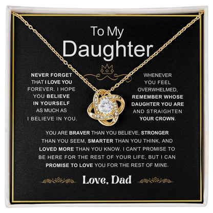 Daughter Crown Love Knot Dad