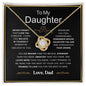 Daughter Crown Love Knot Dad
